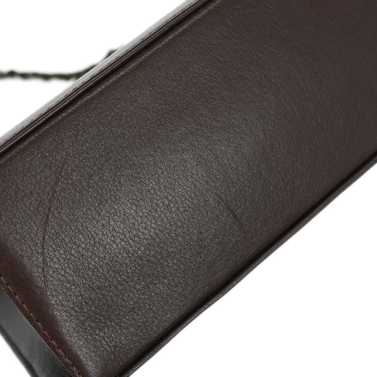 Chanel Brown Calfskin Shoulder Tote Bag