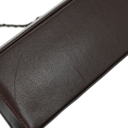 Chanel Brown Calfskin Shoulder Tote Bag
