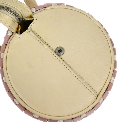 Chanel Pink Acrylic Puzzle Bag Barrel Handbag