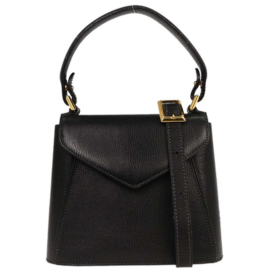 Salvatore Ferragamo Black 2way Shoulder Handbag