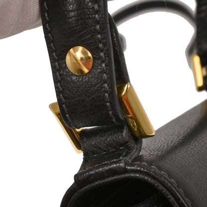 Salvatore Ferragamo Black 2way Shoulder Handbag