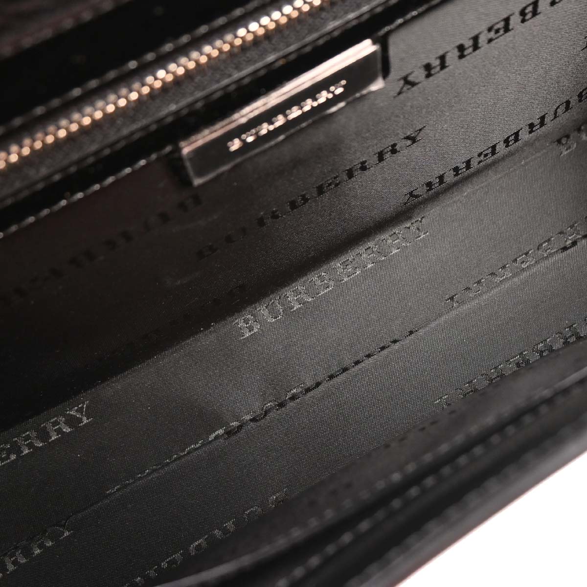 Burberry Black Patent Leather Handbag