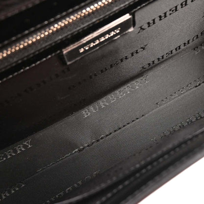 Burberry Black Patent Leather Handbag