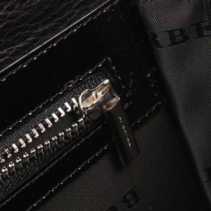 Burberry Black Patent Leather Handbag