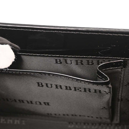 Burberry Black Patent Leather Handbag