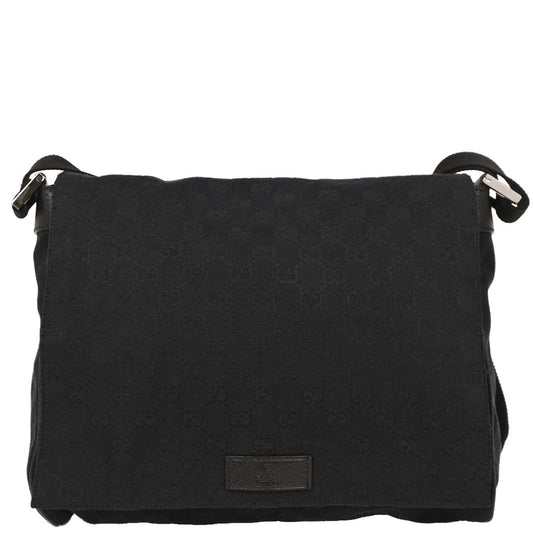 Gucci Black GG Shoulder Bag