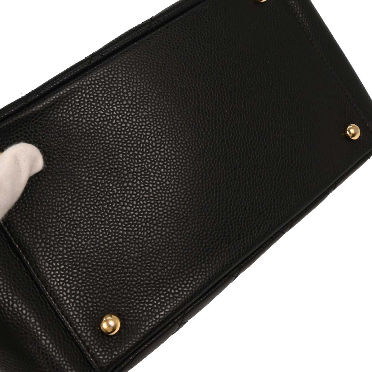 Chanel Black Caviar Petite Timeless Tote PTT Chain Handbag