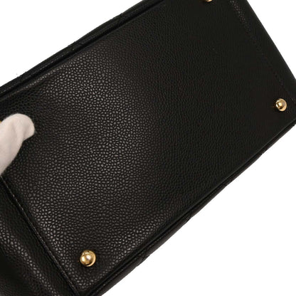 Chanel Black Caviar Petite Timeless Tote PTT Chain Handbag