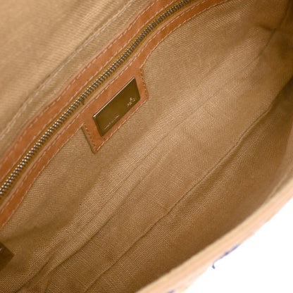 Fendi * Beige Leather Baguette Handbag