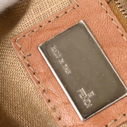 Fendi * Beige Leather Baguette Handbag