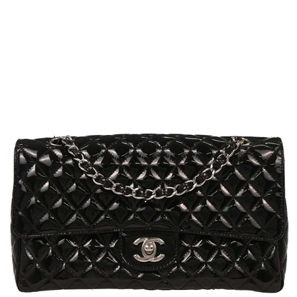 Chanel Black Patent Leather Shoulder Bag