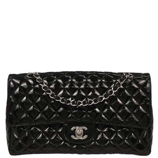 Chanel Black Patent Leather Shoulder Bag