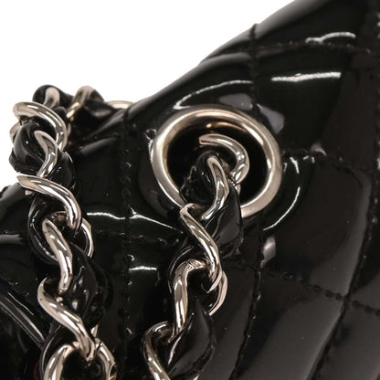 Chanel Black Patent Leather Shoulder Bag