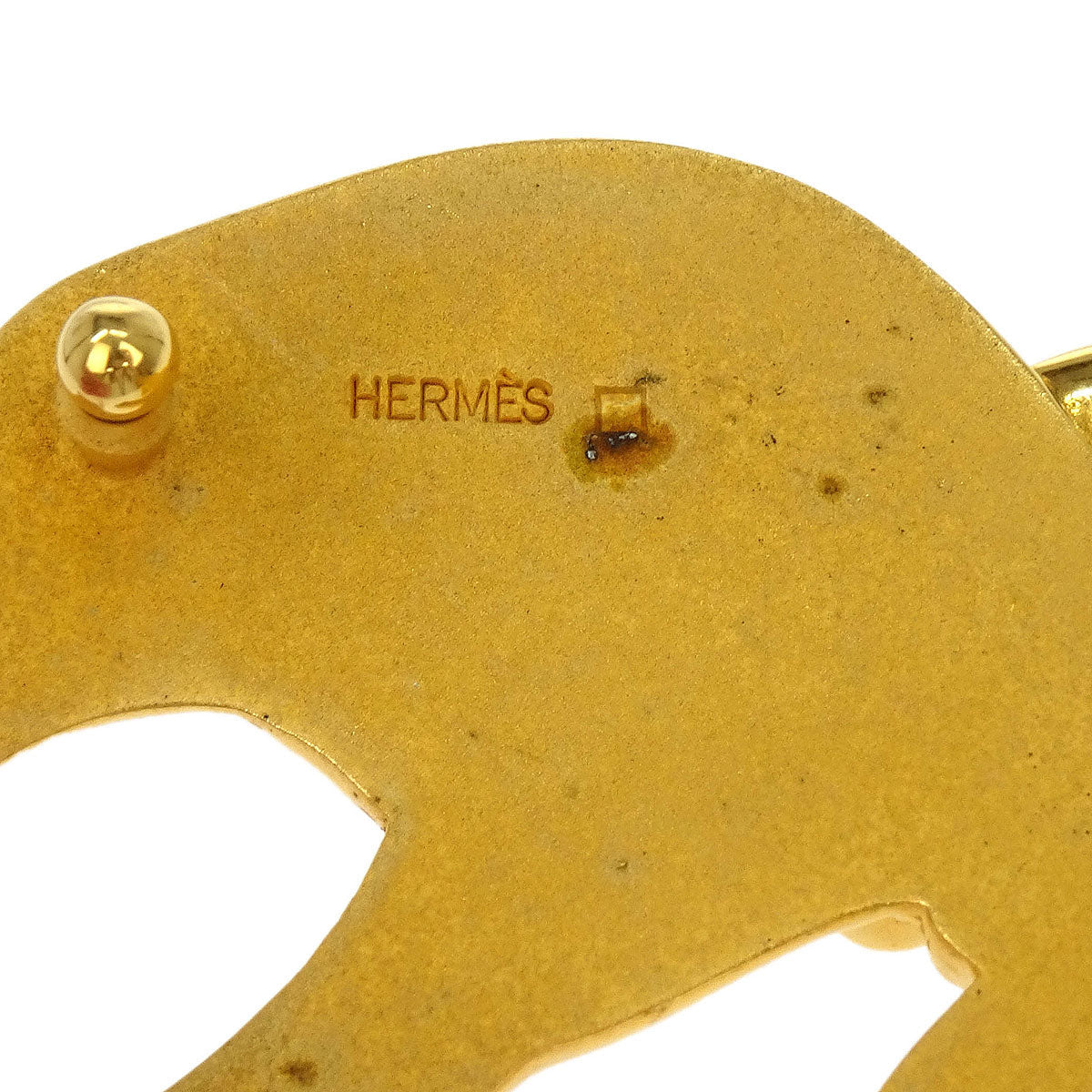 Hermes Buckle For Belt Gold Accessories Small Good