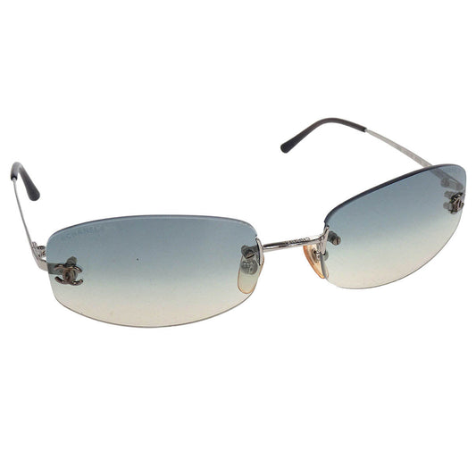 Chanel Sunglasses Eyewear Blue Small Good