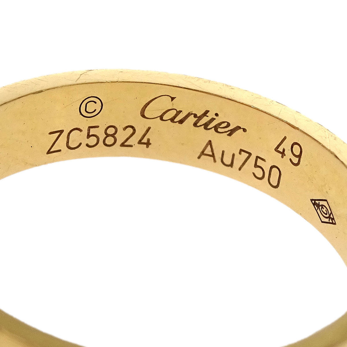 Cartier Mini Love Ring Au750 #49