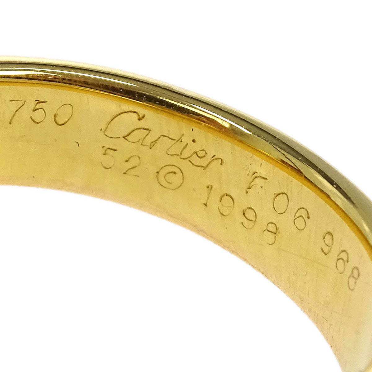 Cartier Three Color Wedding Ring 750 #52