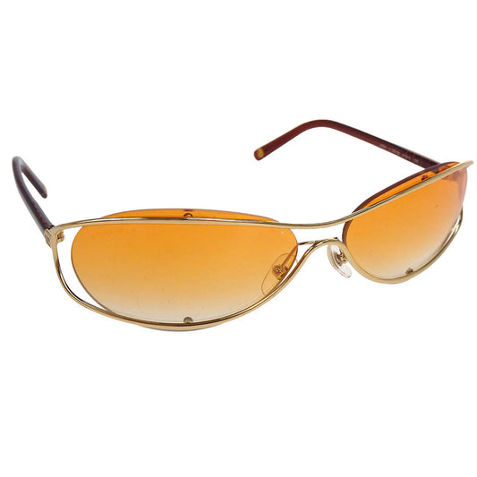 Chanel Sunglasses Eyewear Orange Small Good