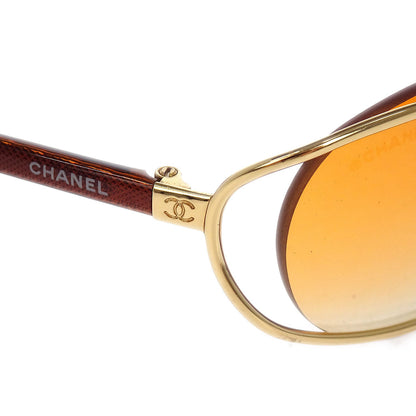 Chanel Sunglasses Eyewear Orange Small Good