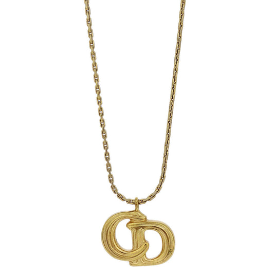 Christian Dior Necklace Pendant Gold