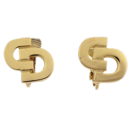 Christian Dior Earrings Clip-On Gold