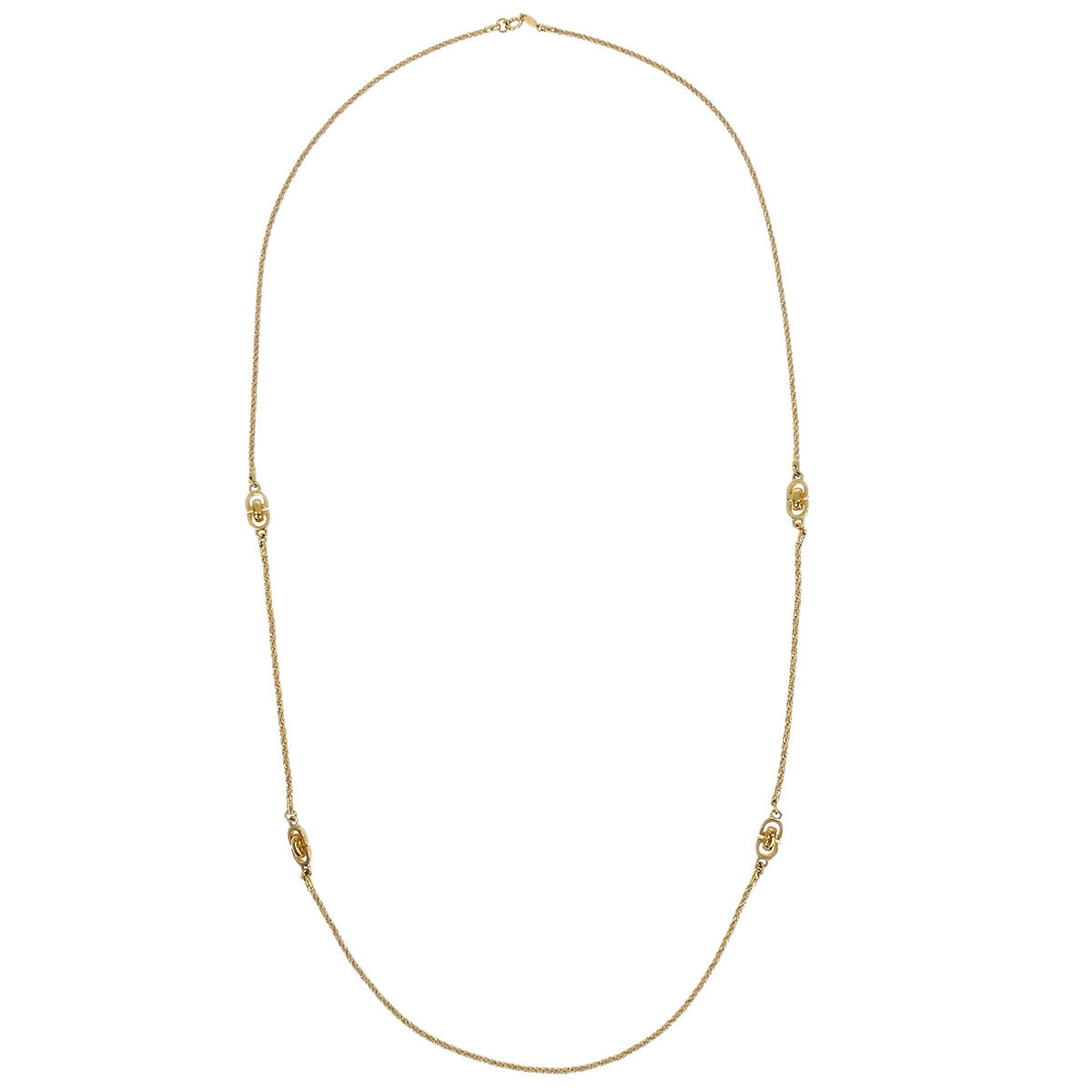 Christian Dior Necklace Chain Gold