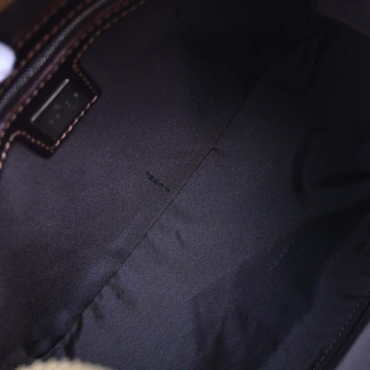 Fendi Brown Corduroy Handbag
