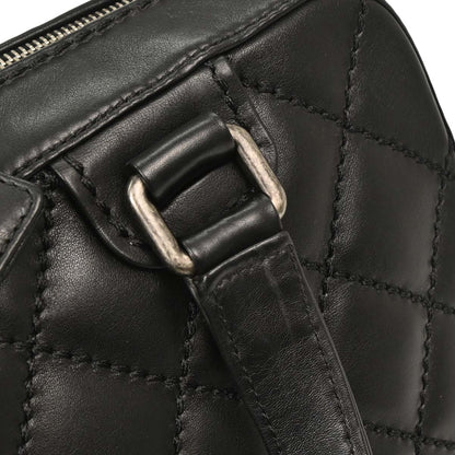 Chanel Black Calfskin Wild Stitch Top Handle Handbag