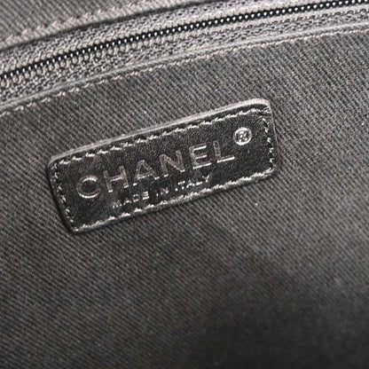 Chanel Black Calfskin Wild Stitch Top Handle Handbag