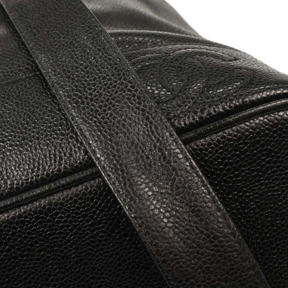 Chanel Black Caviar Triple CC Bucket Shoulder Bag