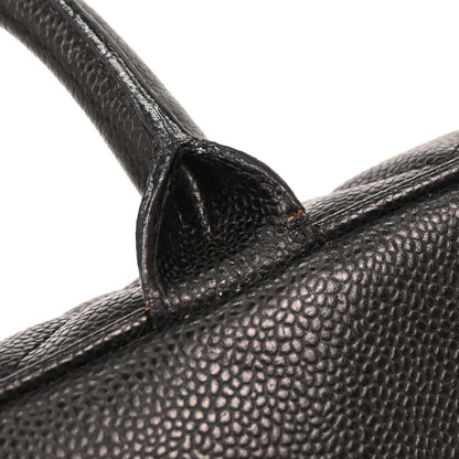Chanel Black Calfskin Bowling Bag