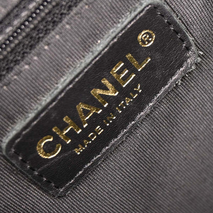 Chanel Black Calfskin Bowling Bag