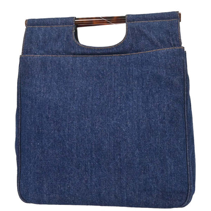 Chanel Blue Denim Handbag