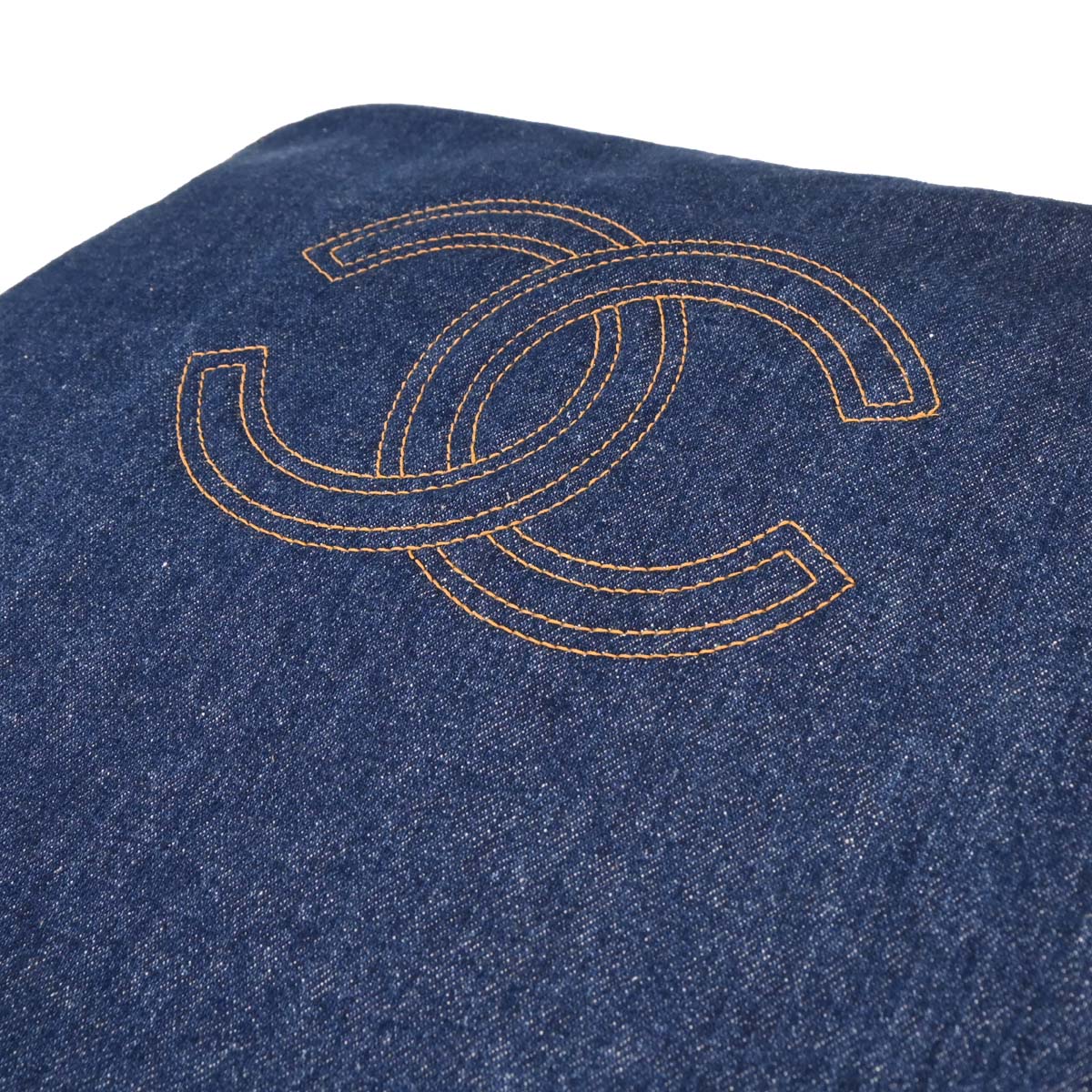 Chanel Blue Denim Handbag