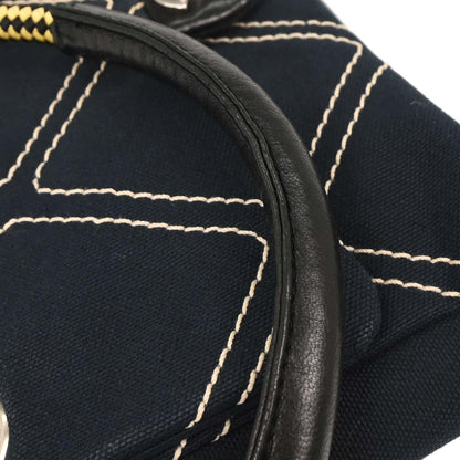 Chanel Navy Canvas No. 5 Handbag