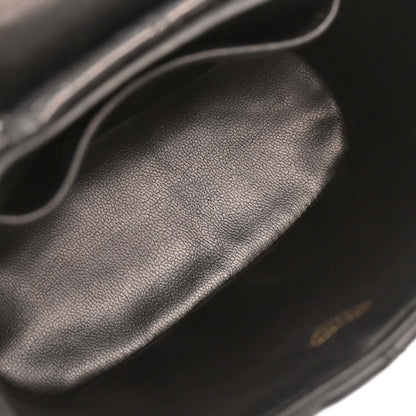 Chanel Black Lambskin Vanity Shoulder Bag