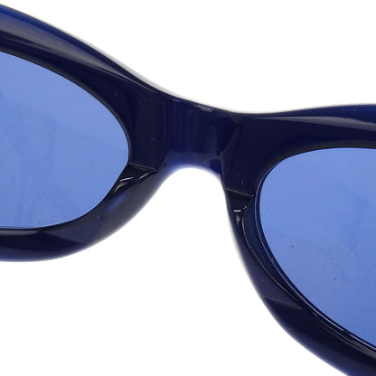 Chanel Sunglasses Eyewear Black Blue Small Good