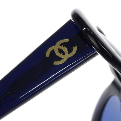 Chanel Sunglasses Eyewear Black Blue Small Good