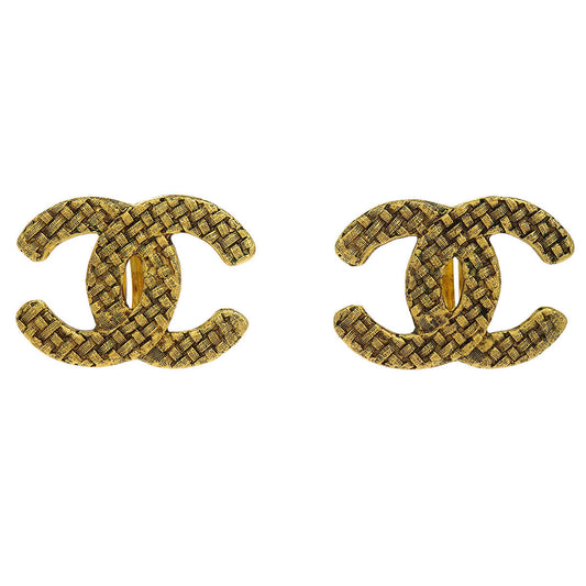 Chanel Gold CC Earrings Clip-On 2878/29