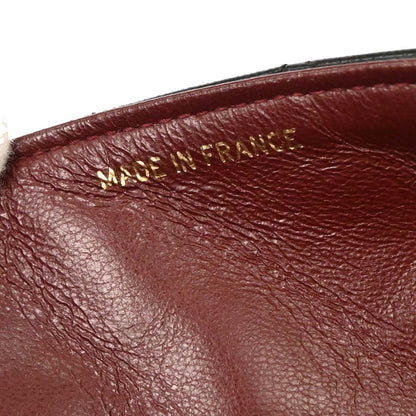 Chanel 1989-1991 Black Lambskin Turnlock Small Full Flap Shoulder Bag