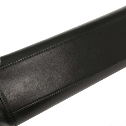 Chanel Black Lambskin Mademoiselle Accordion Flap Shoulder Bag