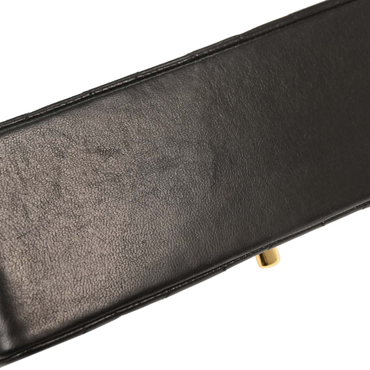 Chanel Black Lambskin Small Diana Shoulder Bag