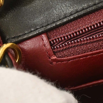 Chanel Black Lambskin Small Diana Shoulder Bag