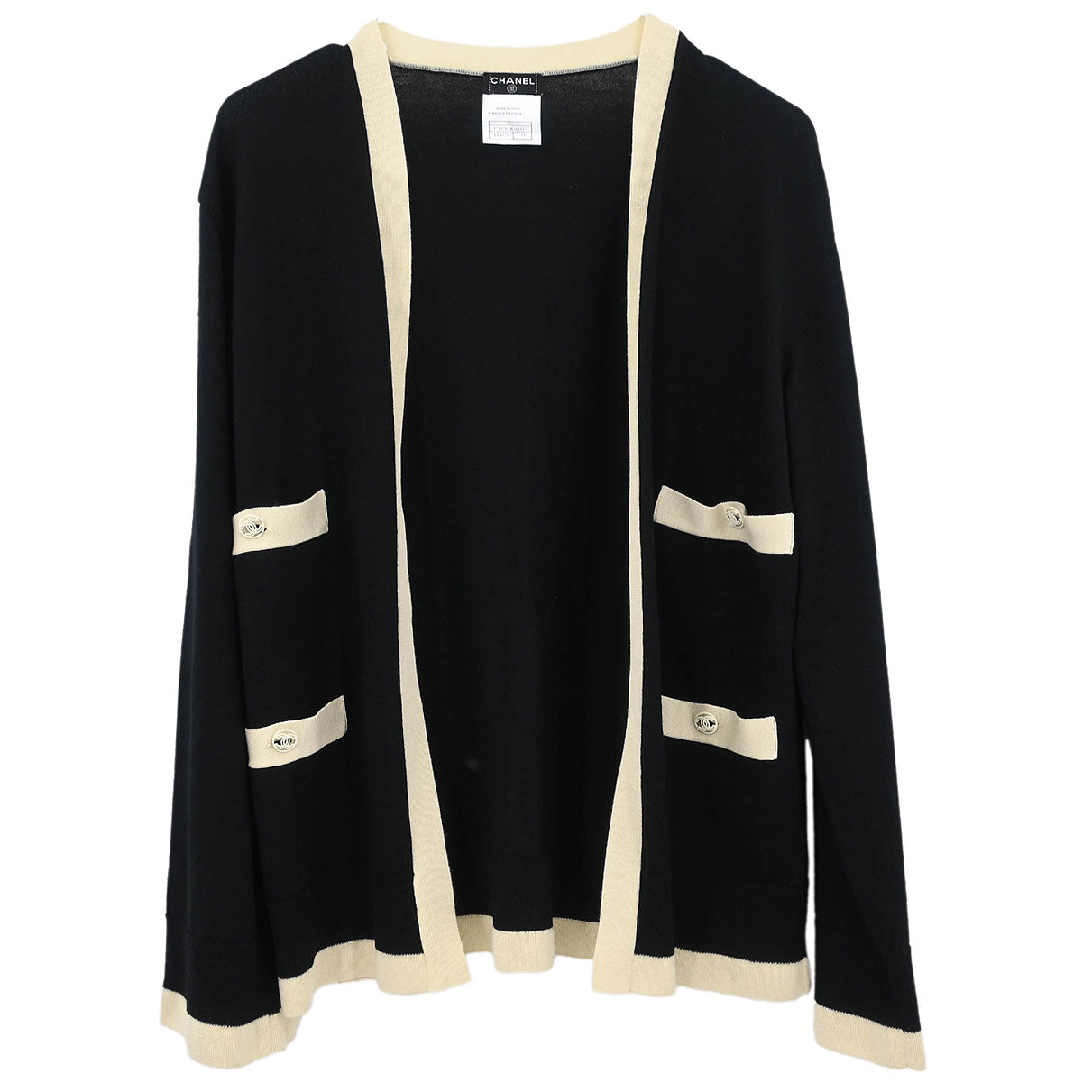Chanel 2007 Cardigan Black #38