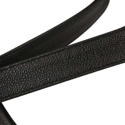 Chanel Black Caviar Triple CC Shoulder Tote Bag