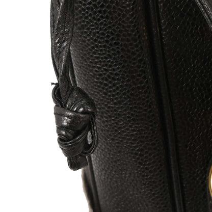Chanel Black Caviar Triple CC Shoulder Tote Bag