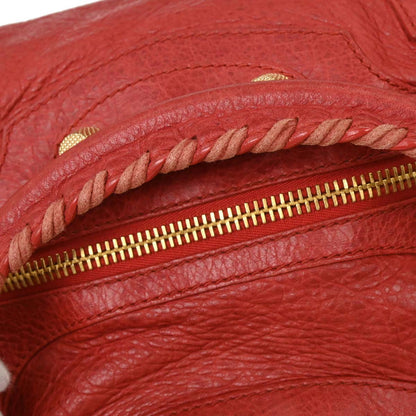 Balenciaga Red The City Handbag