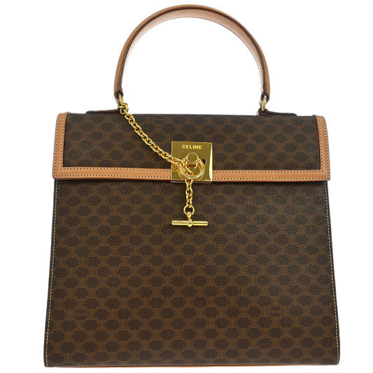 Celine Brown Macadam Handbag