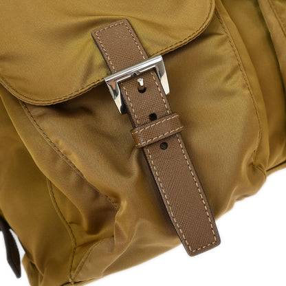 Prada Brown Nylon Backpack