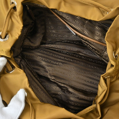 Prada Brown Nylon Backpack